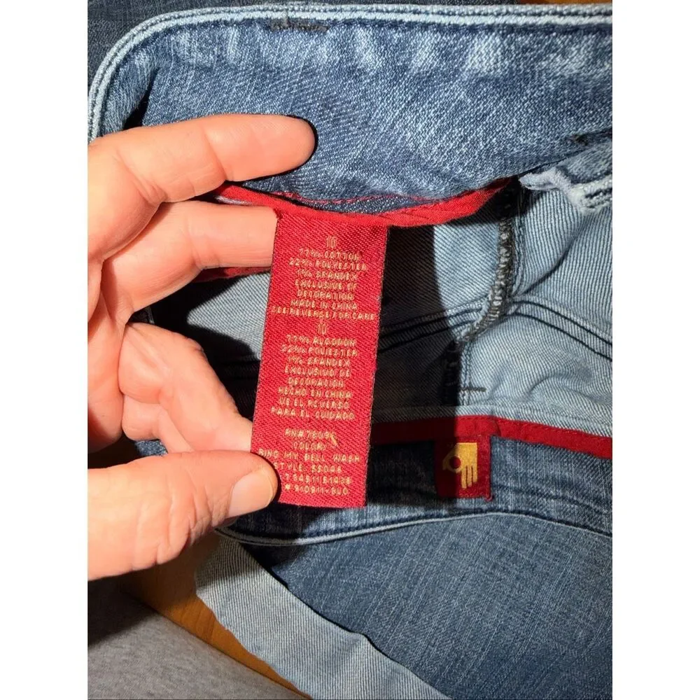 Vintage Sassoon‎  Hustle Jean Shorts Cuffed Decorative Design Size 10